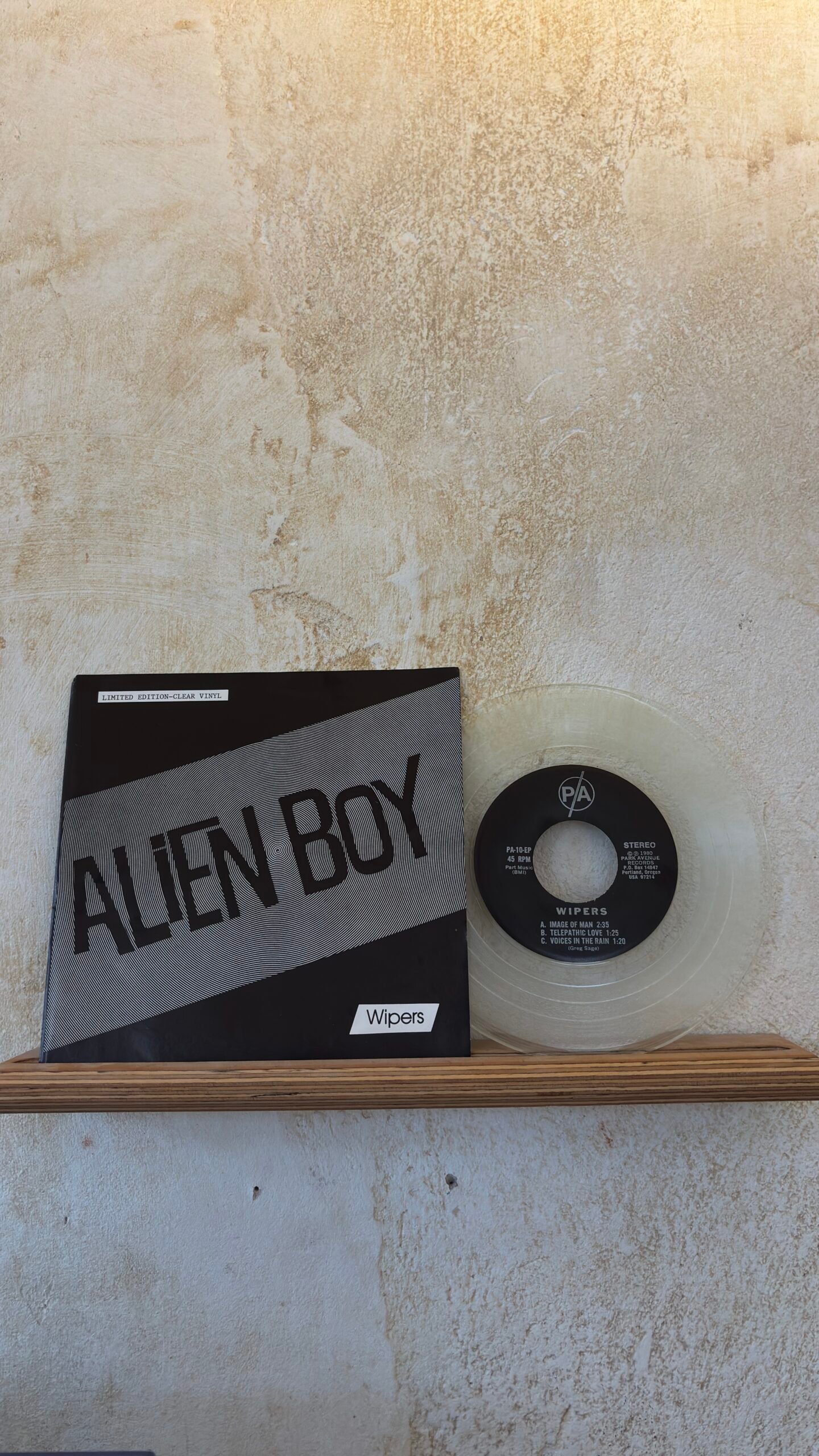 7" Wipers - Alien Boy – Bild 2