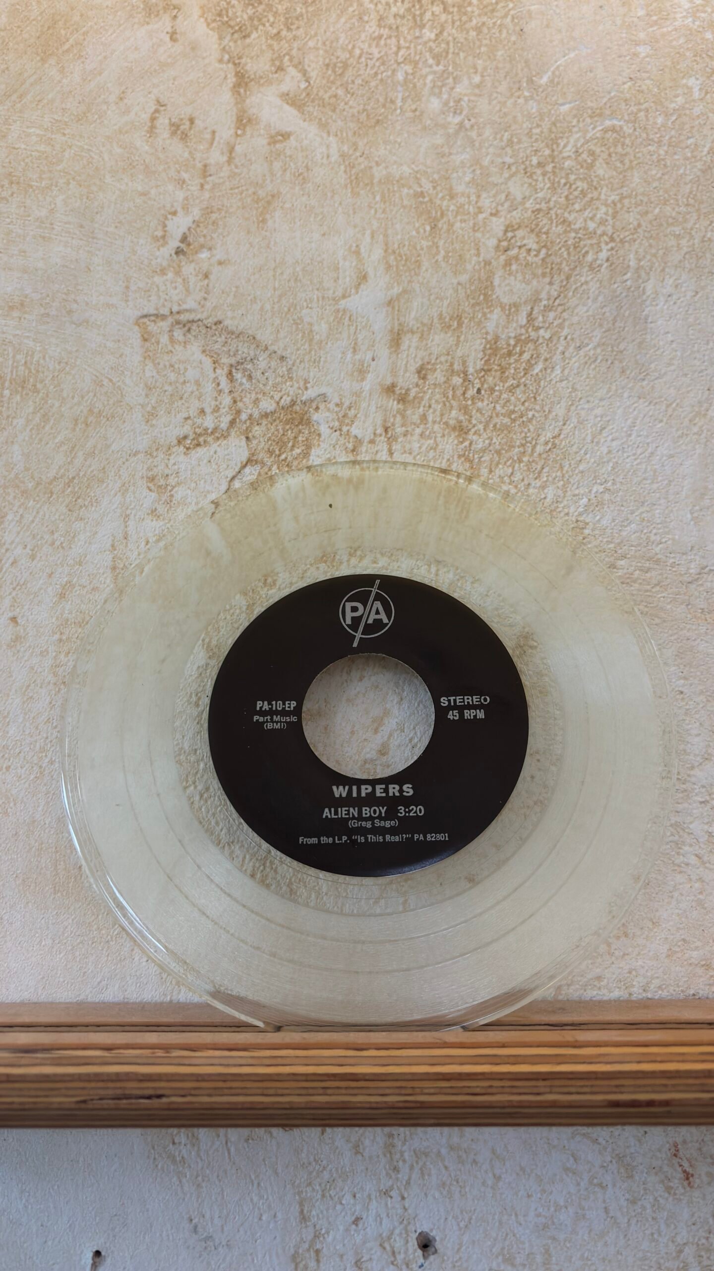 7" Wipers - Alien Boy – Bild 4